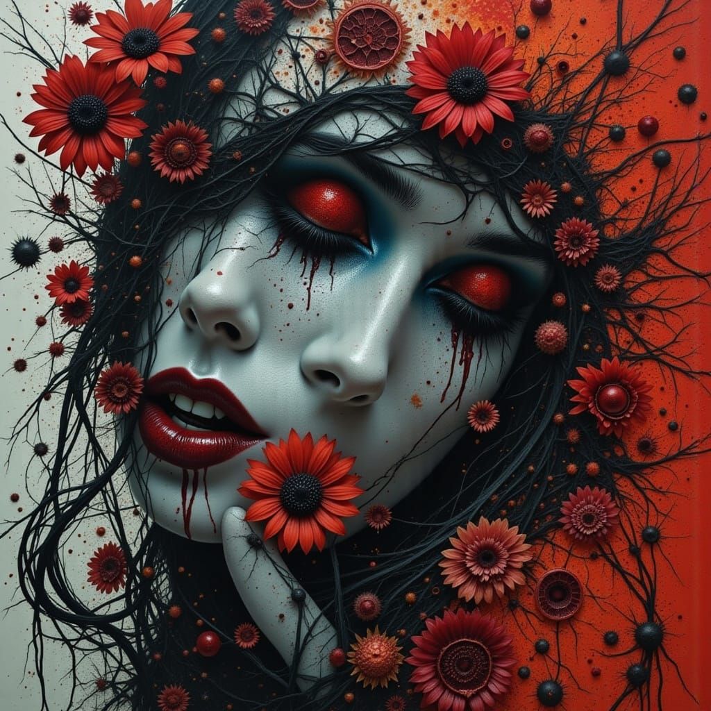 Dark Vampiress Watches Tragedy on TV