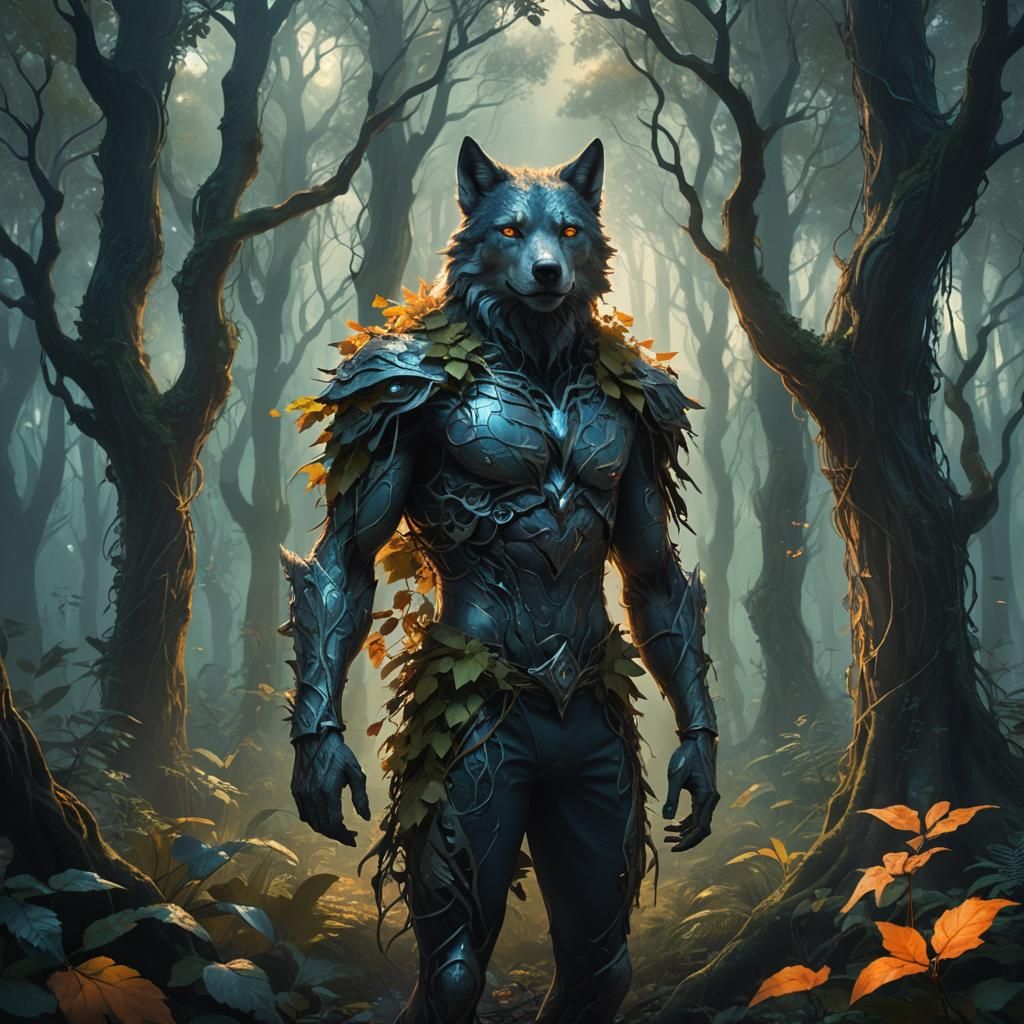 Mystical Forest Hybrid Being Concept Art