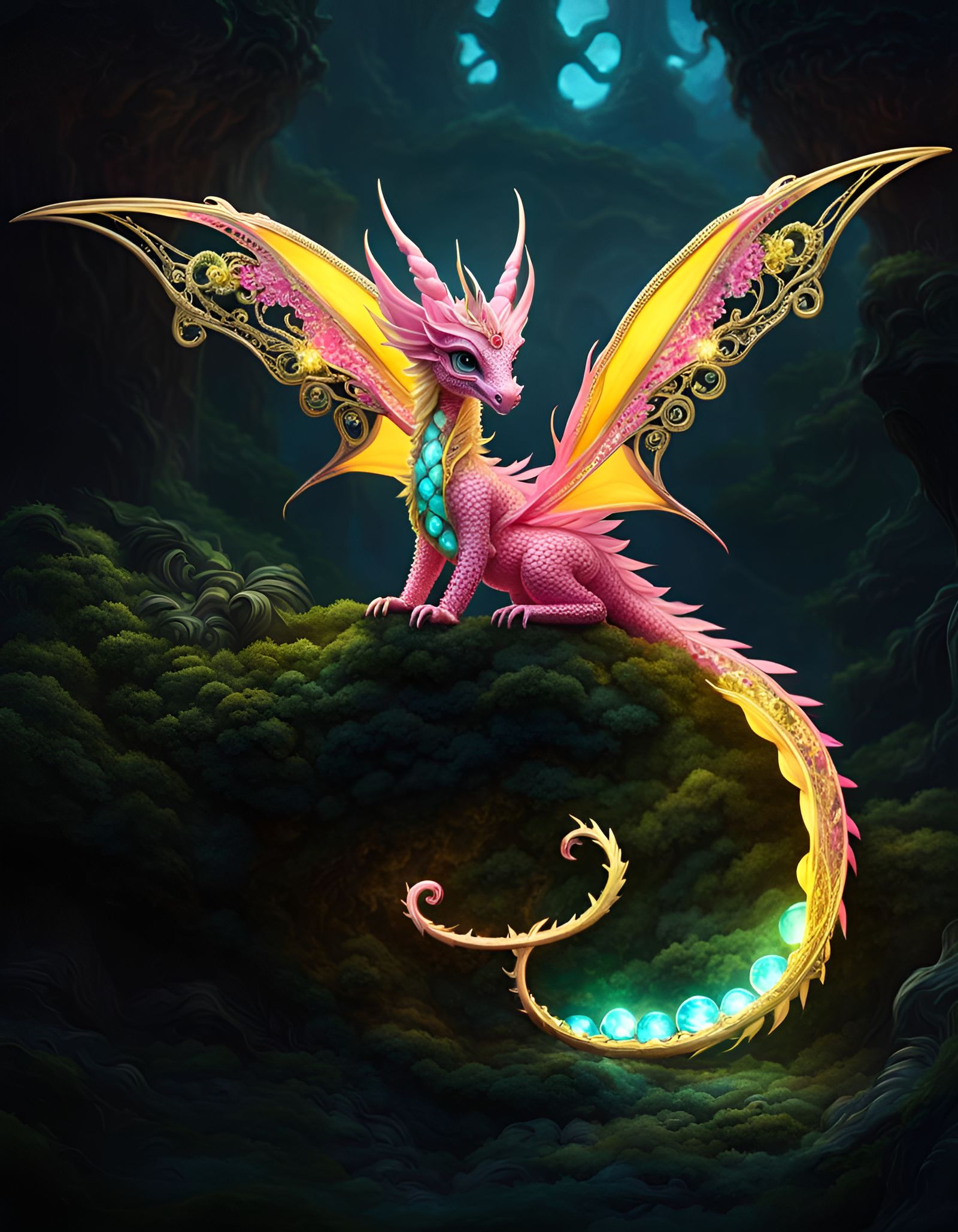 Neon Laced Fairy Dragon