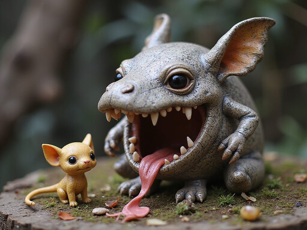 "Make Me Something Beautiful" the Tiny 3D Doodlecrafted Bein...