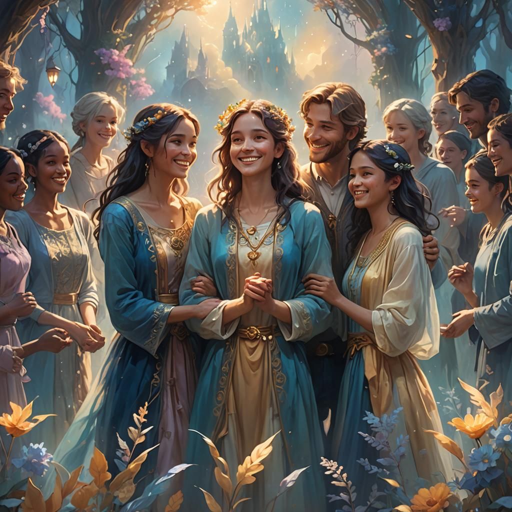 People United in Fantasy Concept Art