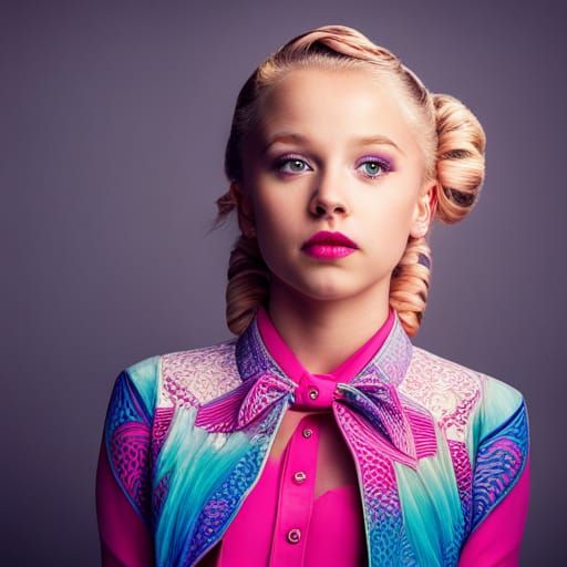 Hyperrealistic Portrait of Jojo Siwa