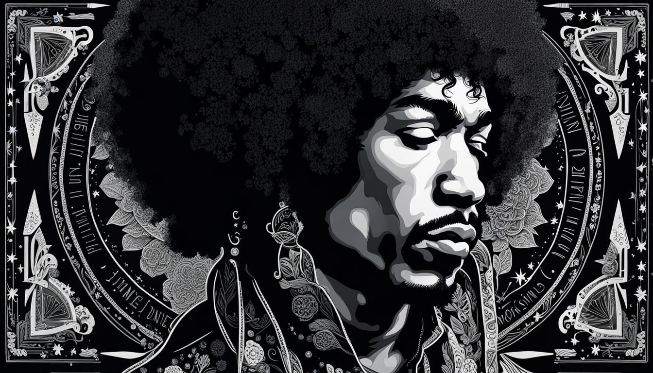 Jimi Hendrix  portrait