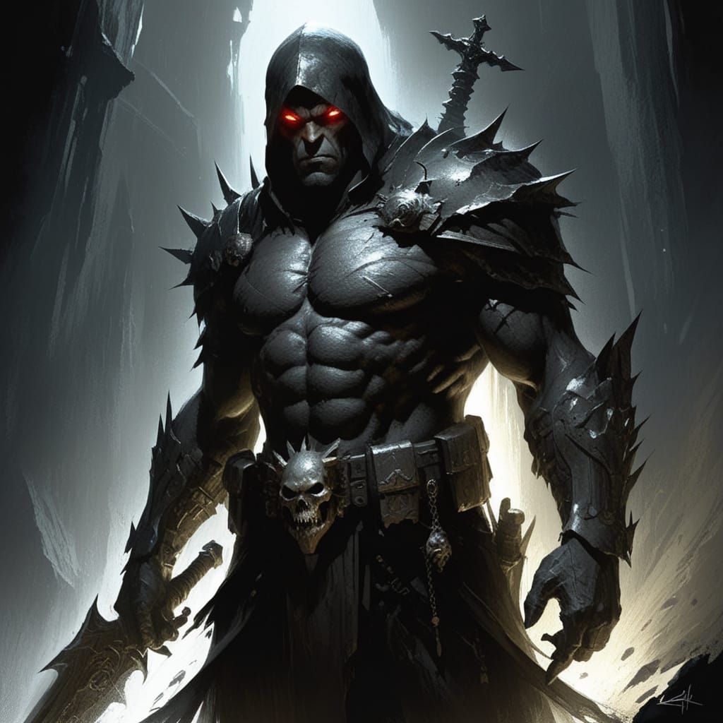 Grimdark Fantasy World in Darkened Medieval Style