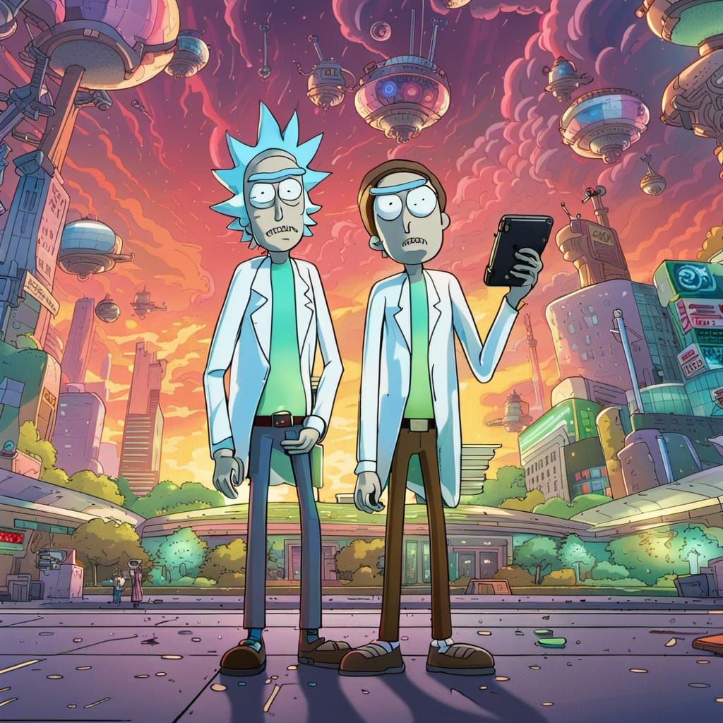 Rick and Morty as AI Software Developers