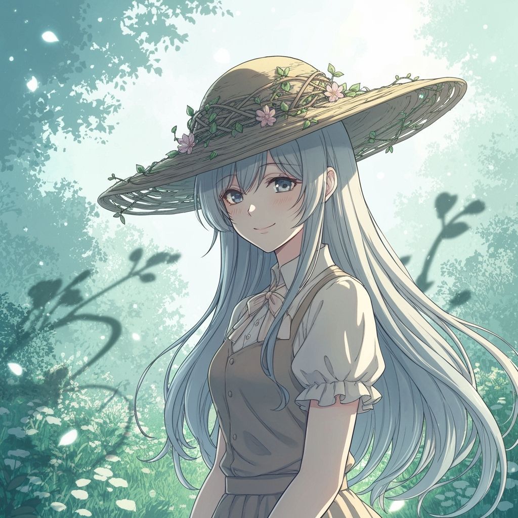 Anime Garden Empress in Ethereal Moonlight