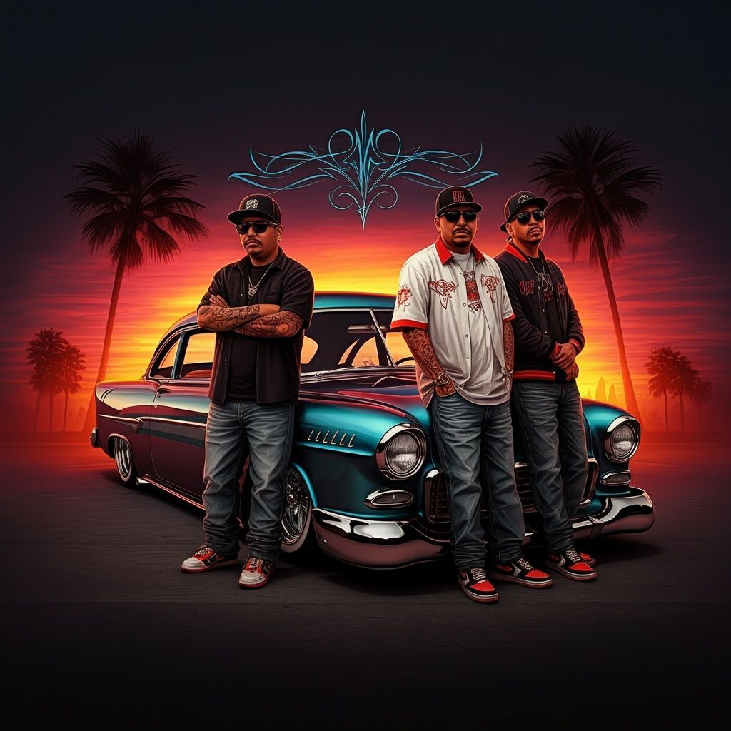 Chicano Art Style: Lowrider, Homies, and Scrollwork