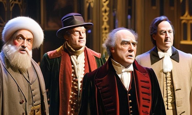 A Christmas Carol: Victorian Era Fantasy Scene