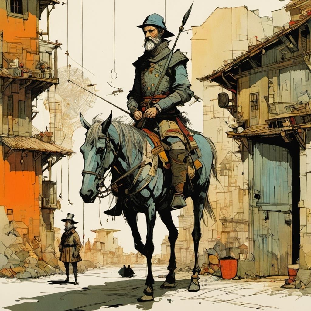 Don Quixote's Grand Departure: A Maximalist Adventure