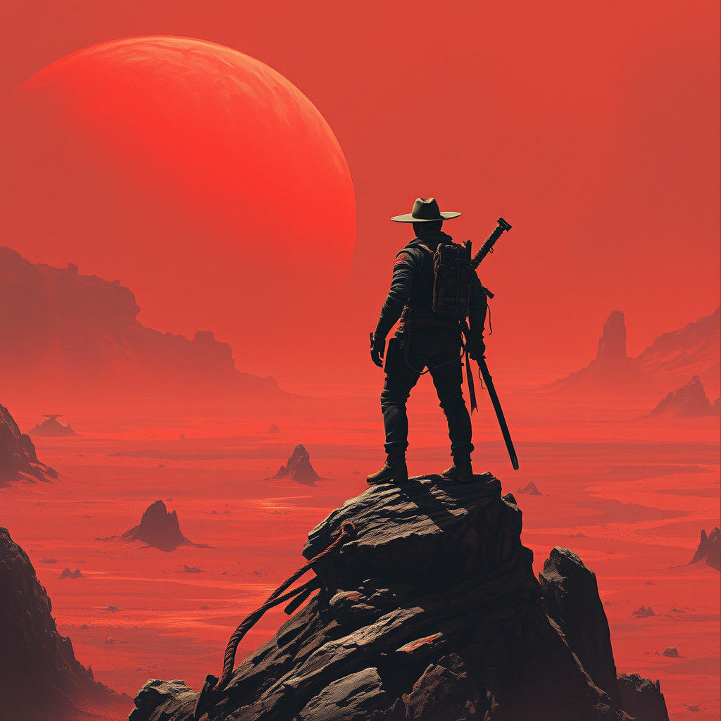 Cowboy Samurai Astronaut