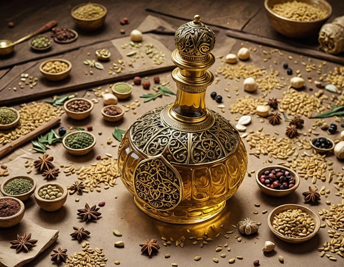 Traveler in Dark Forest: Hyperrealistic Splash Art