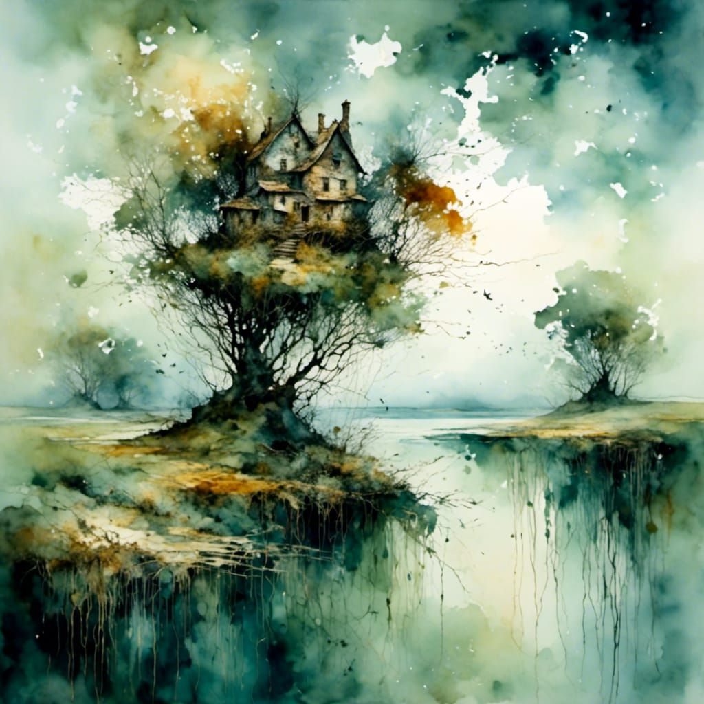 Ephemeral Dreamscape: A Minimalist Transcendent Masterpiece