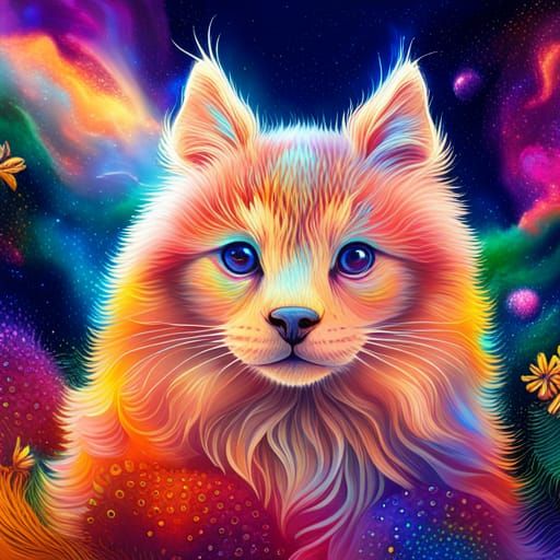 Holographic Astral Cosmic Animals by Amaringo