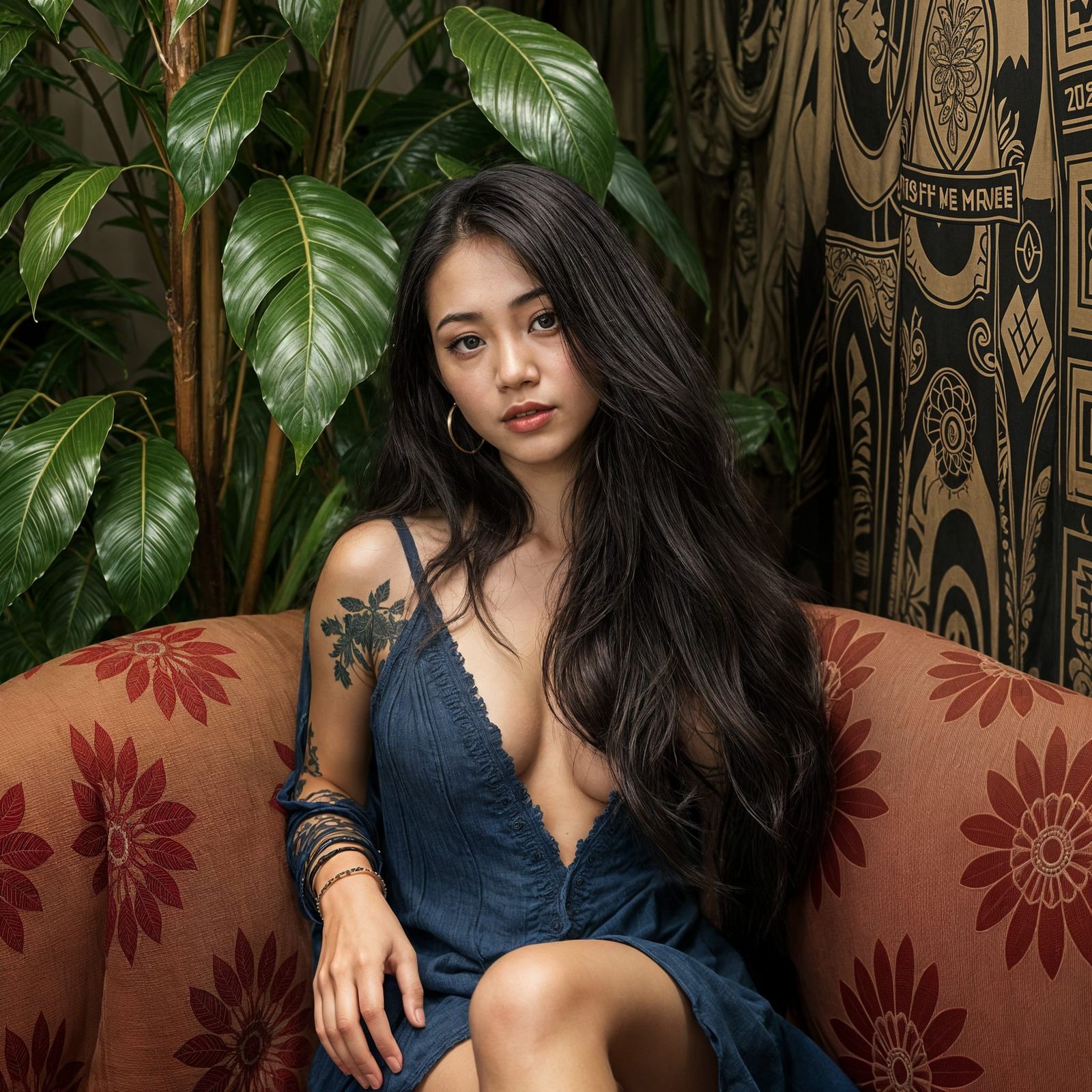 Asian Filipina Women in Stussy Clothing