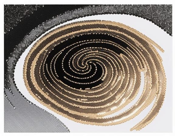 Sleek Astral Typhoon with Endless Sequins in Vibrant Color