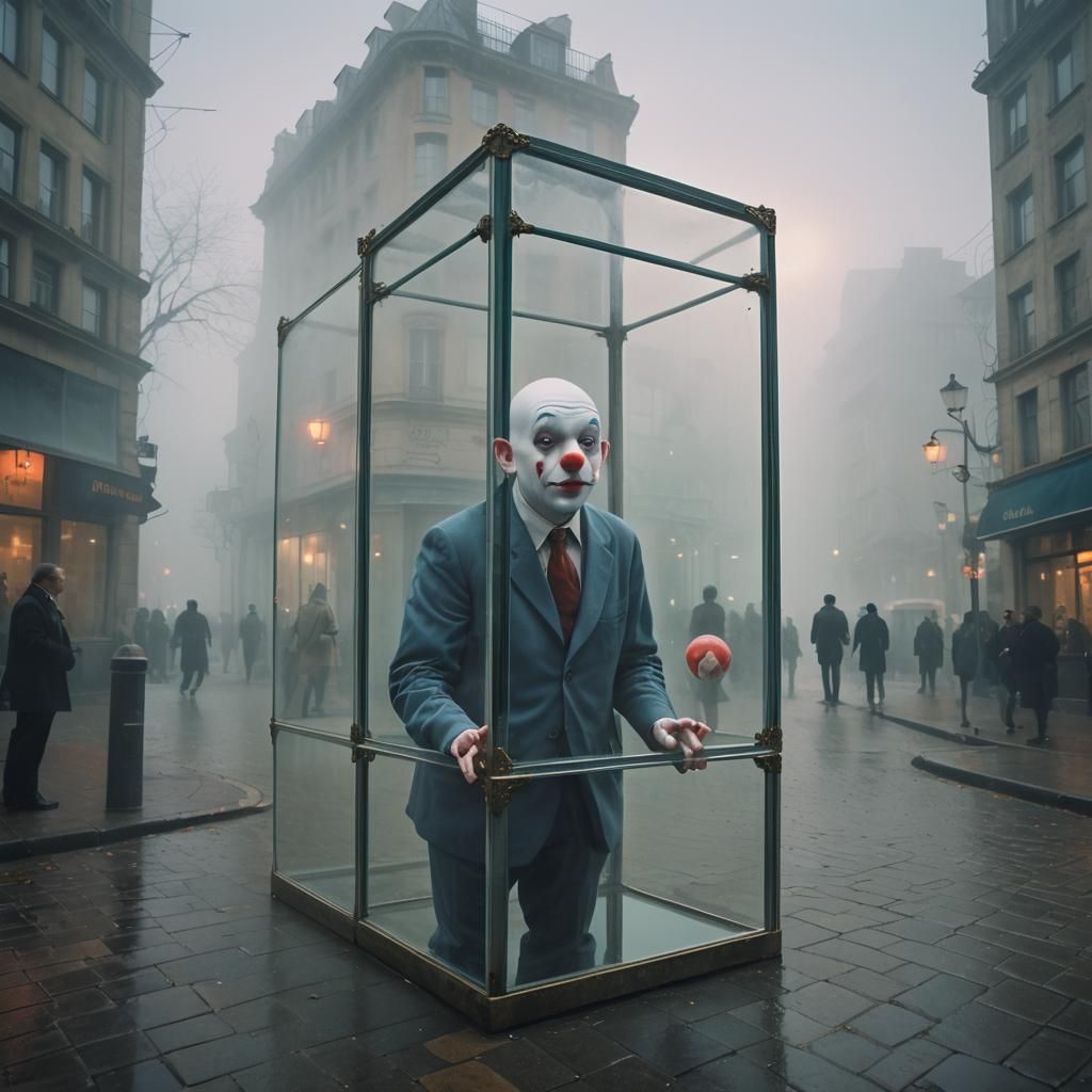 Mr. Mime's Surreal Enclosure in Fog