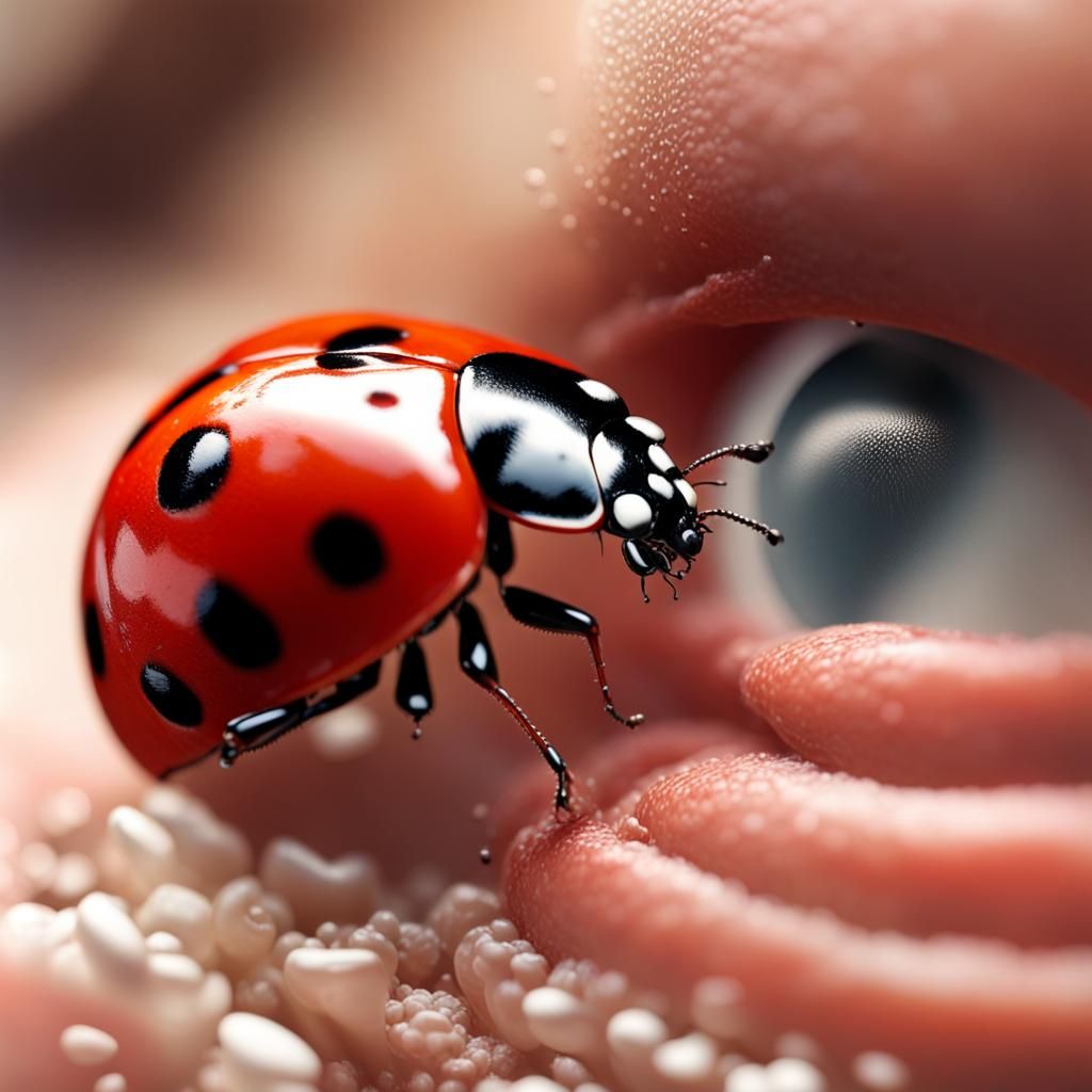 Real life of ladybugs