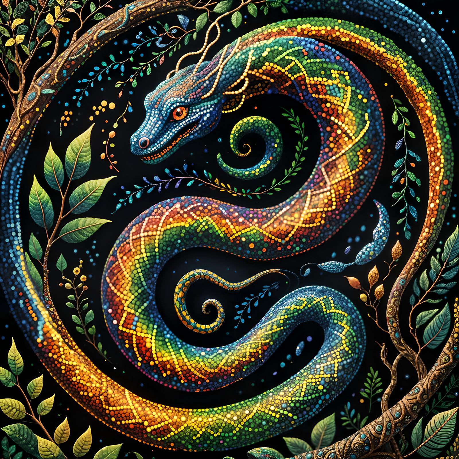 The rainbow serpent Australia