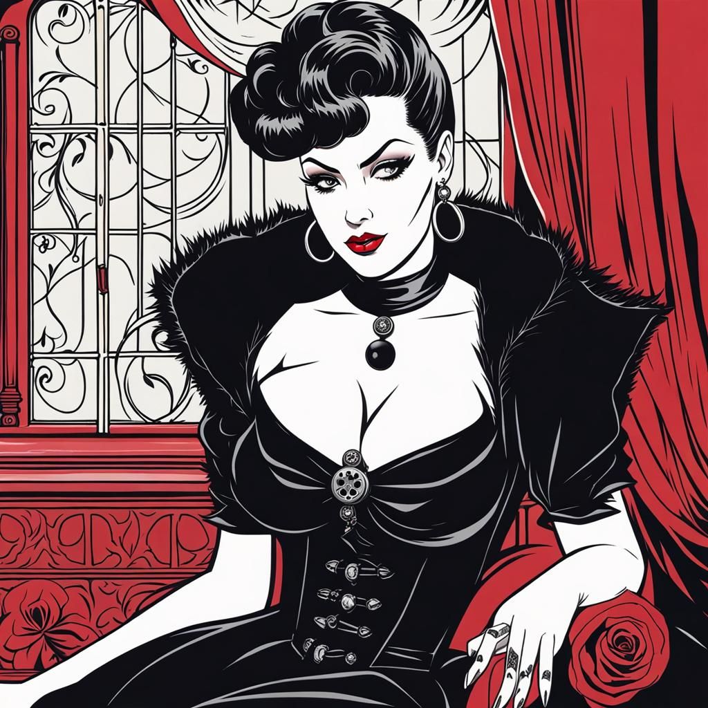 Gothic Comic Character