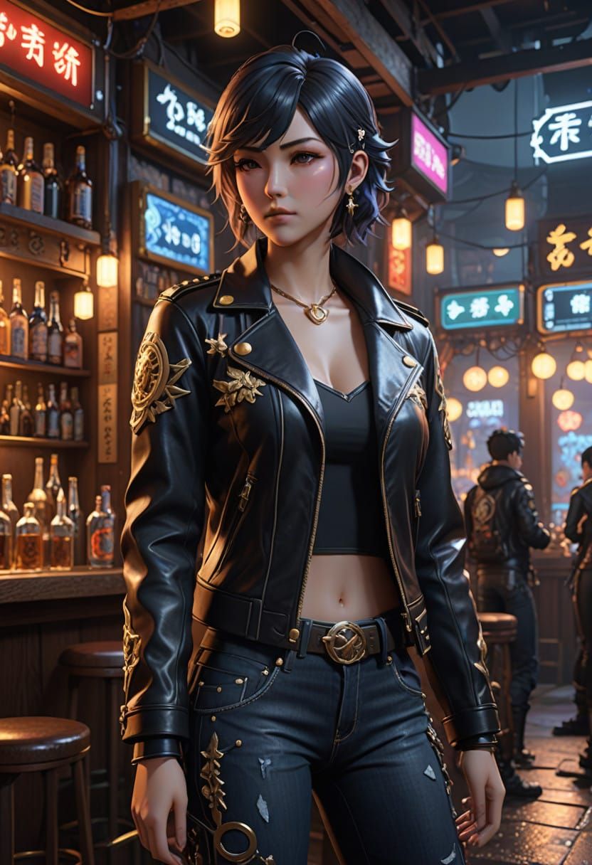 Neon dreams and leather-clad adventures await