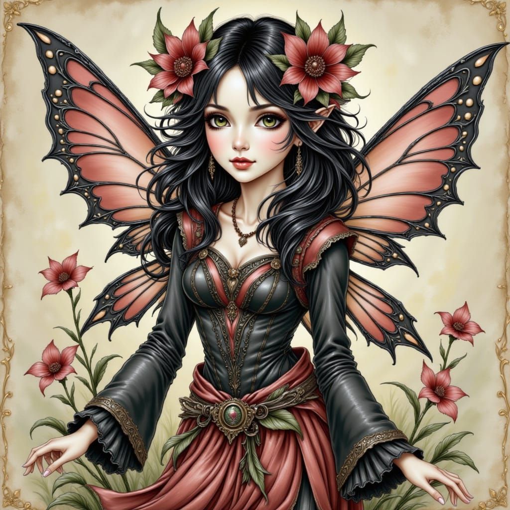 Vinneth as a fantasy fairy