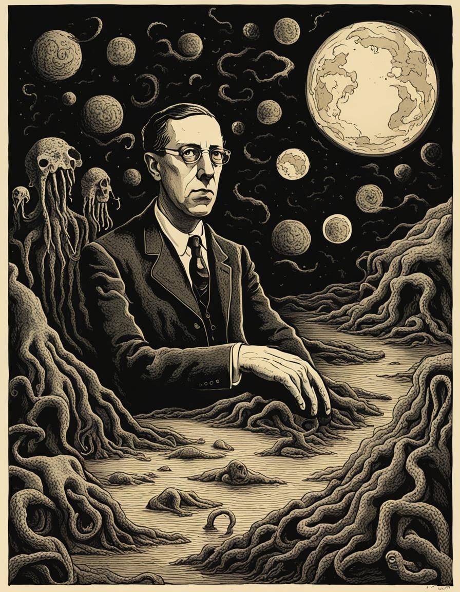 H.P. Lovecraft's Dream Portrait