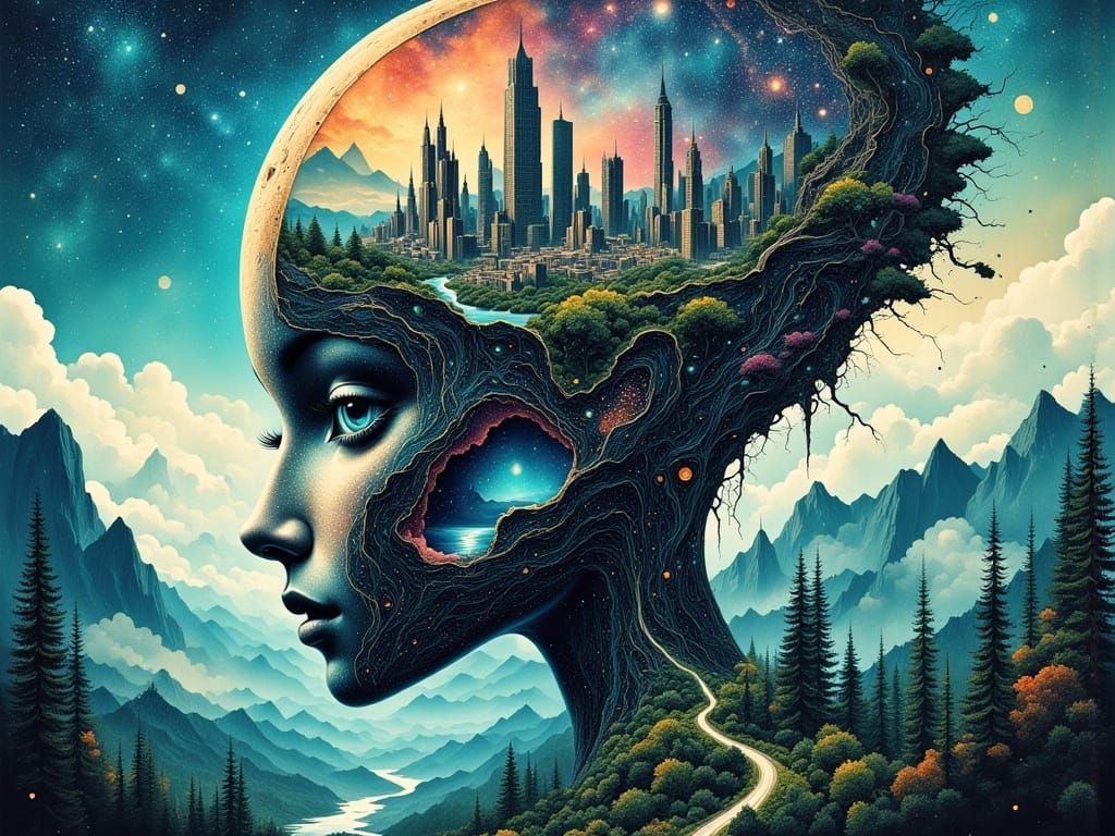 Galactic Goddess Profile in Cosmic Landscape
