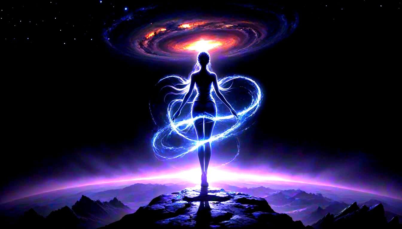 Ethereal Goddess Waits in a Realm of Chaos