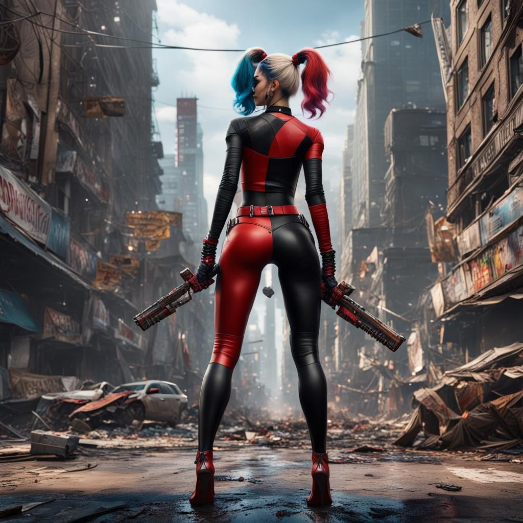 Harley Quinn Venom Fusion Digital Art