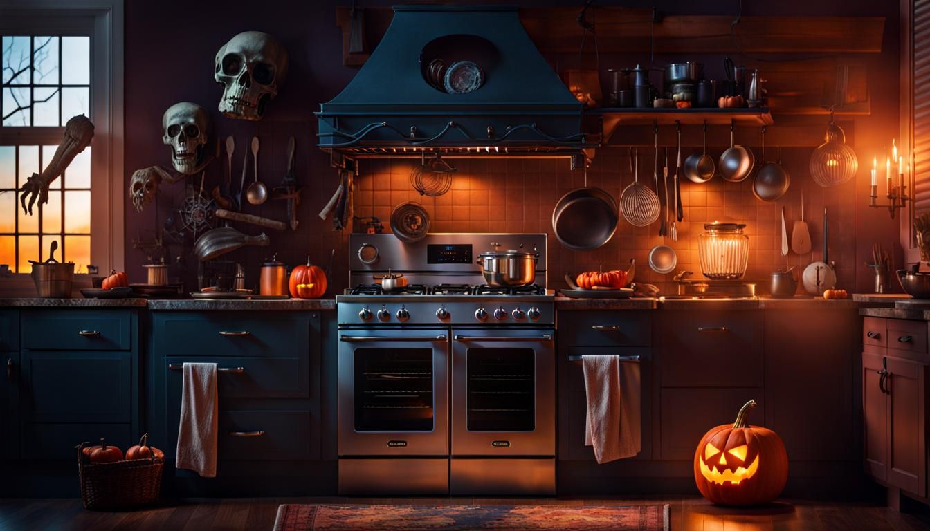 Spooky Haunted Kitchen Appliances in Photorealistic 8K