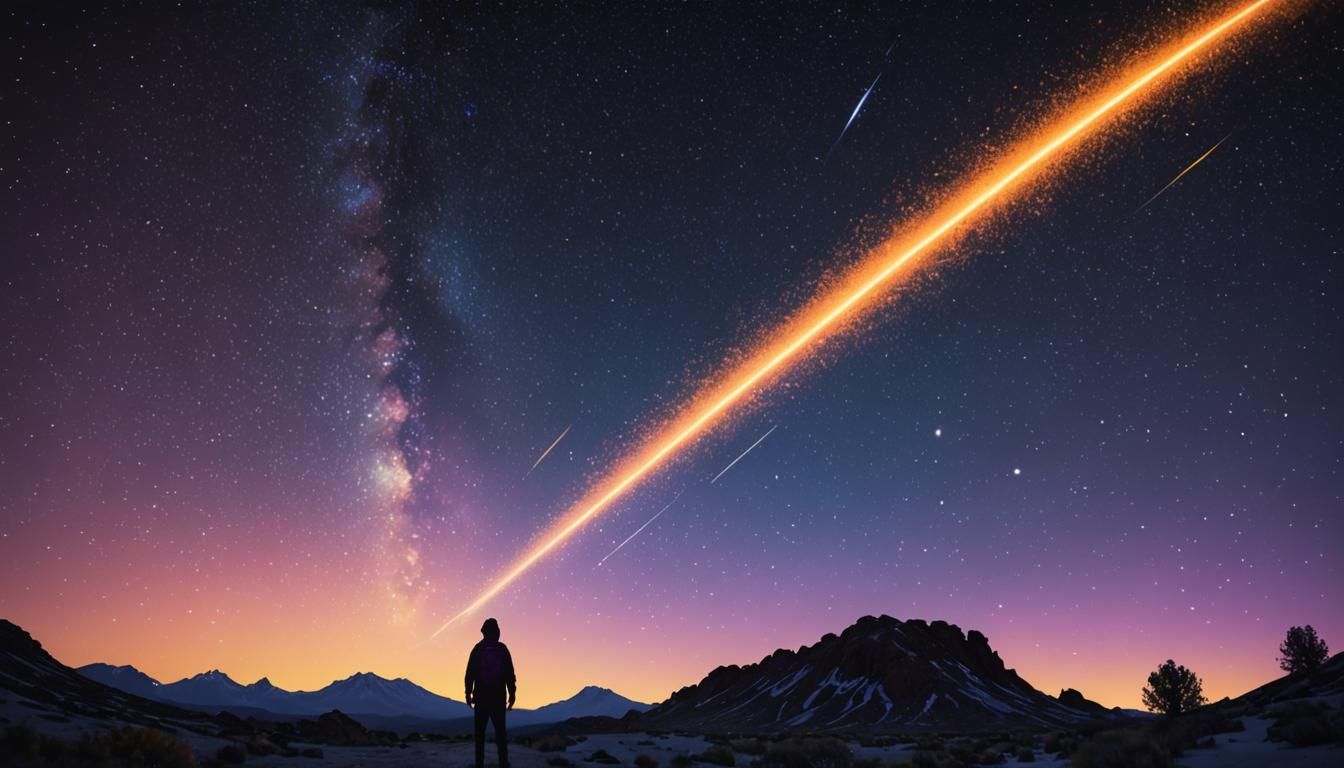 Halley's Comet: A Celestial Wonder in Digital Art