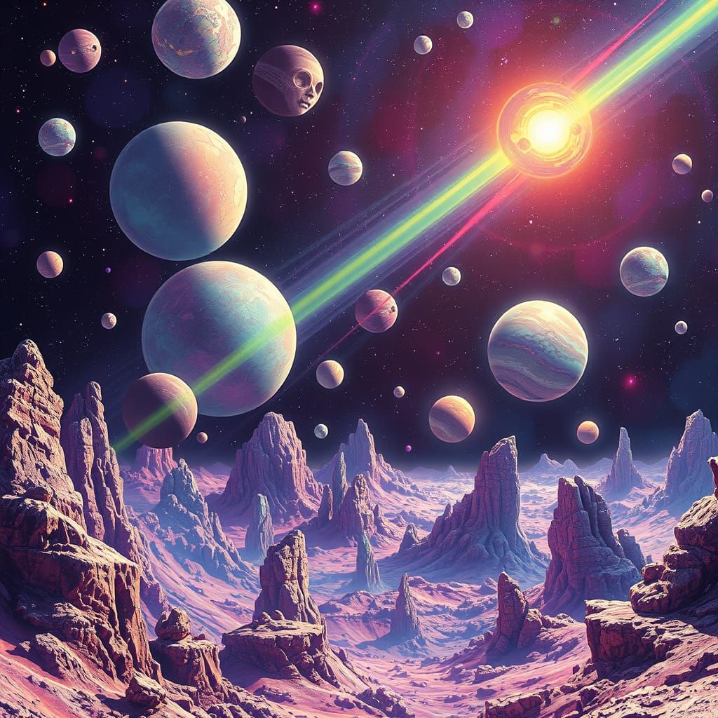 Ethereal Alien Worlds in Harmonious Coalition