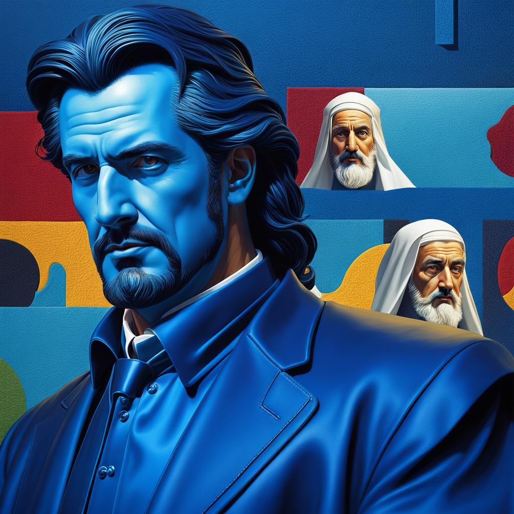 Italian Businessman as Clergyman: Hyperrealistic Concept Art