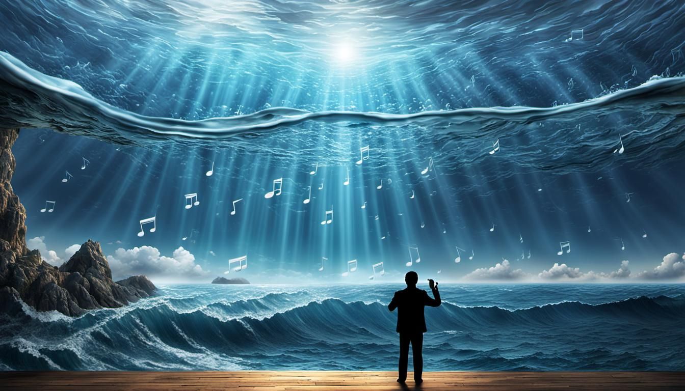 Ocean Sound Symphony: Glass Vibrations in Harmony