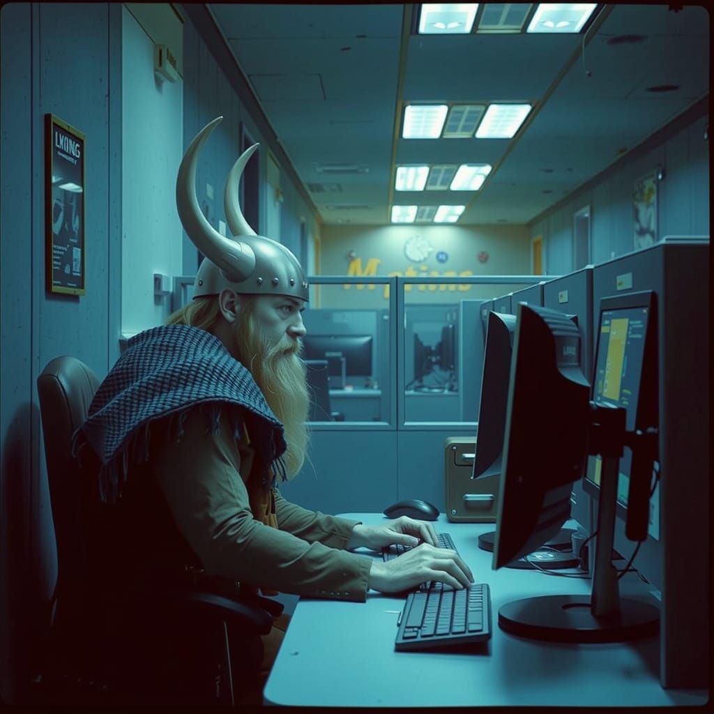 Viking in a Cubicle: A Miserable Office Warrior