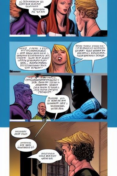 Marvel Comics Style Human Shapeshifter