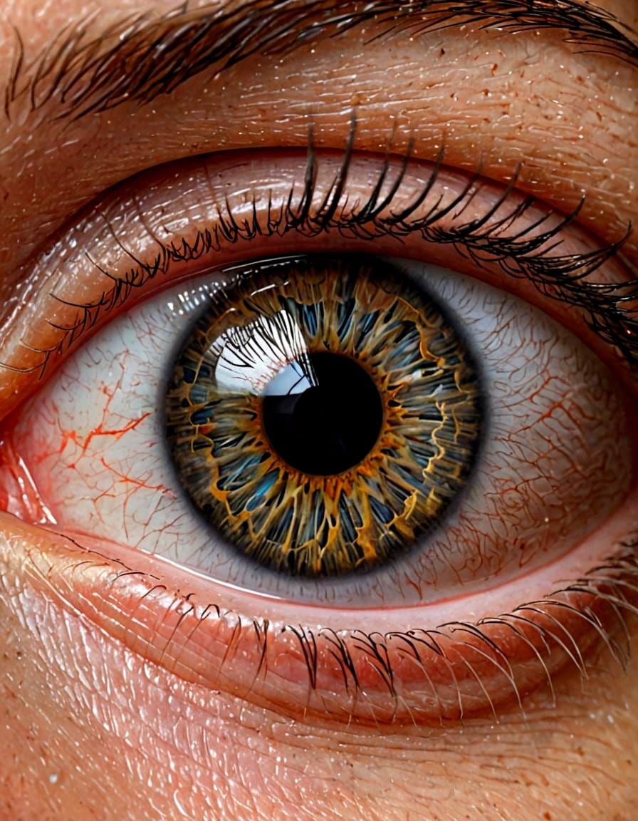 Hyperrealistic Eye Blink: Intense Detail and Lifelike Motion