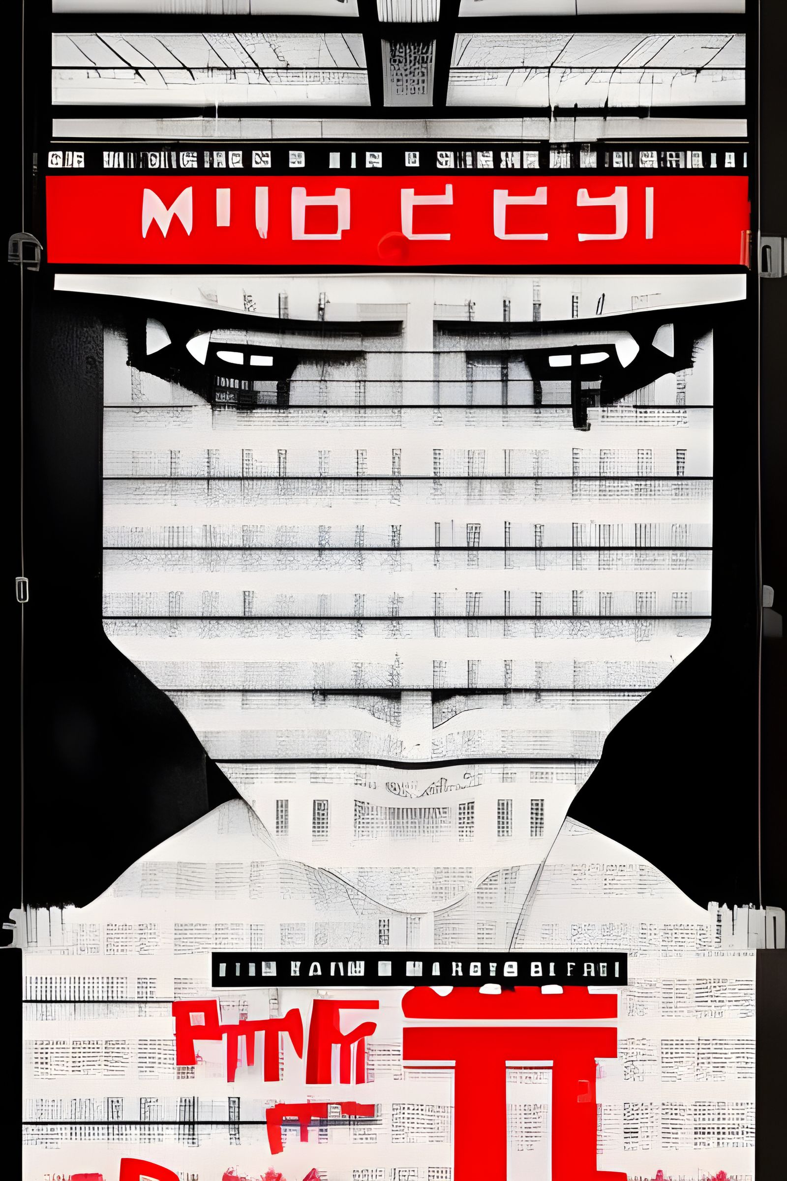 Poster about the book 1984 by George Orwell