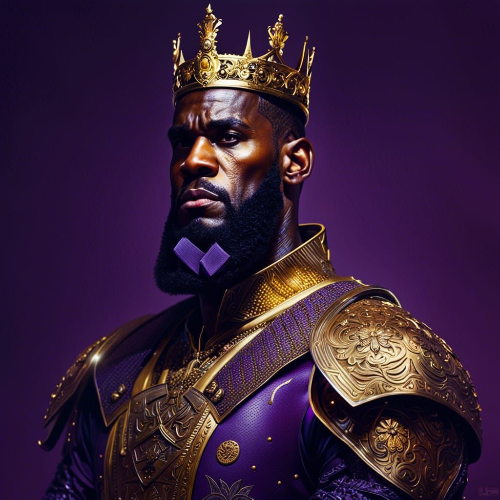 Lebron James as Majestic Armored King