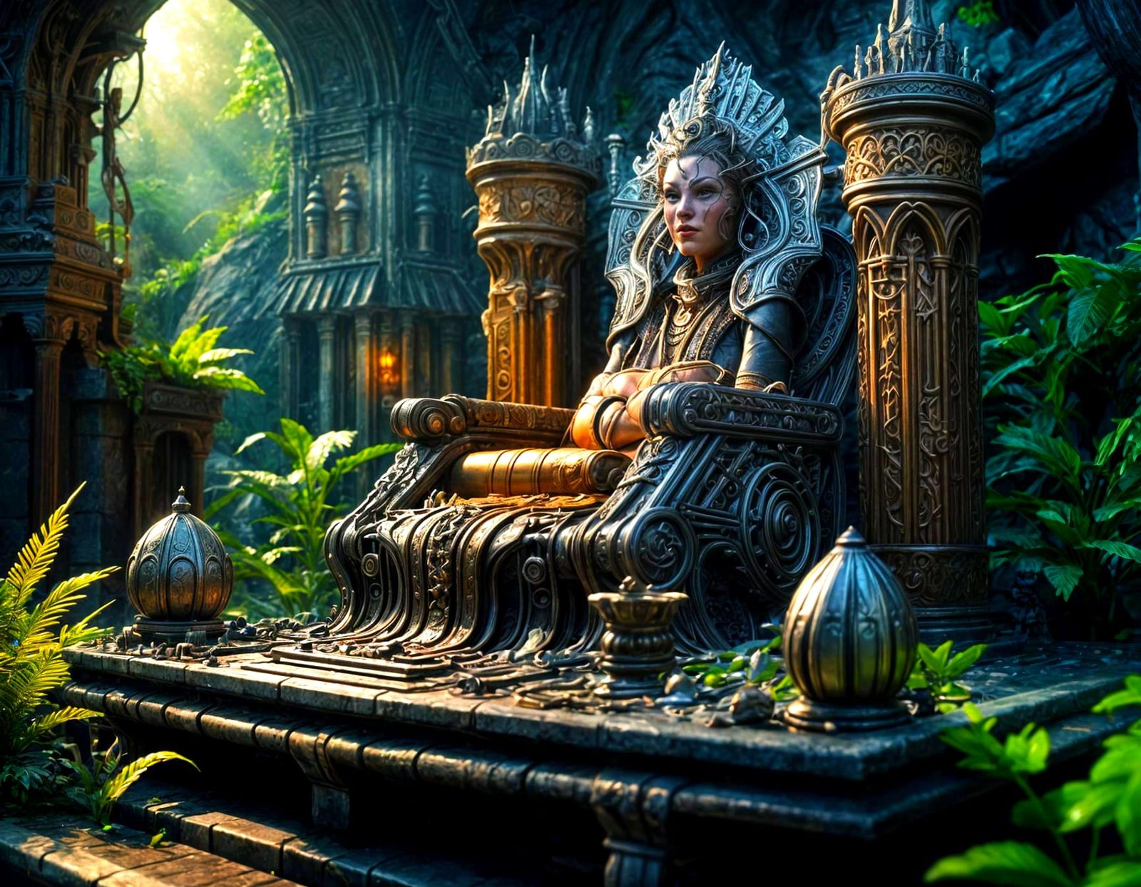 Shadow Throne Hideout: Epic Fantasy Album Art