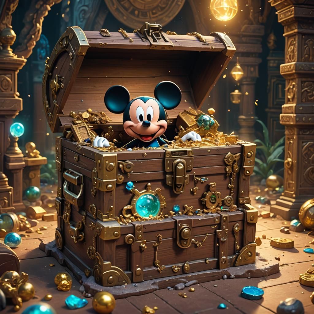 Mickey Mouse and Morty Discover Treasure