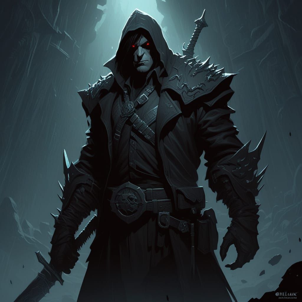 Grimdark Graphic Art Illustration