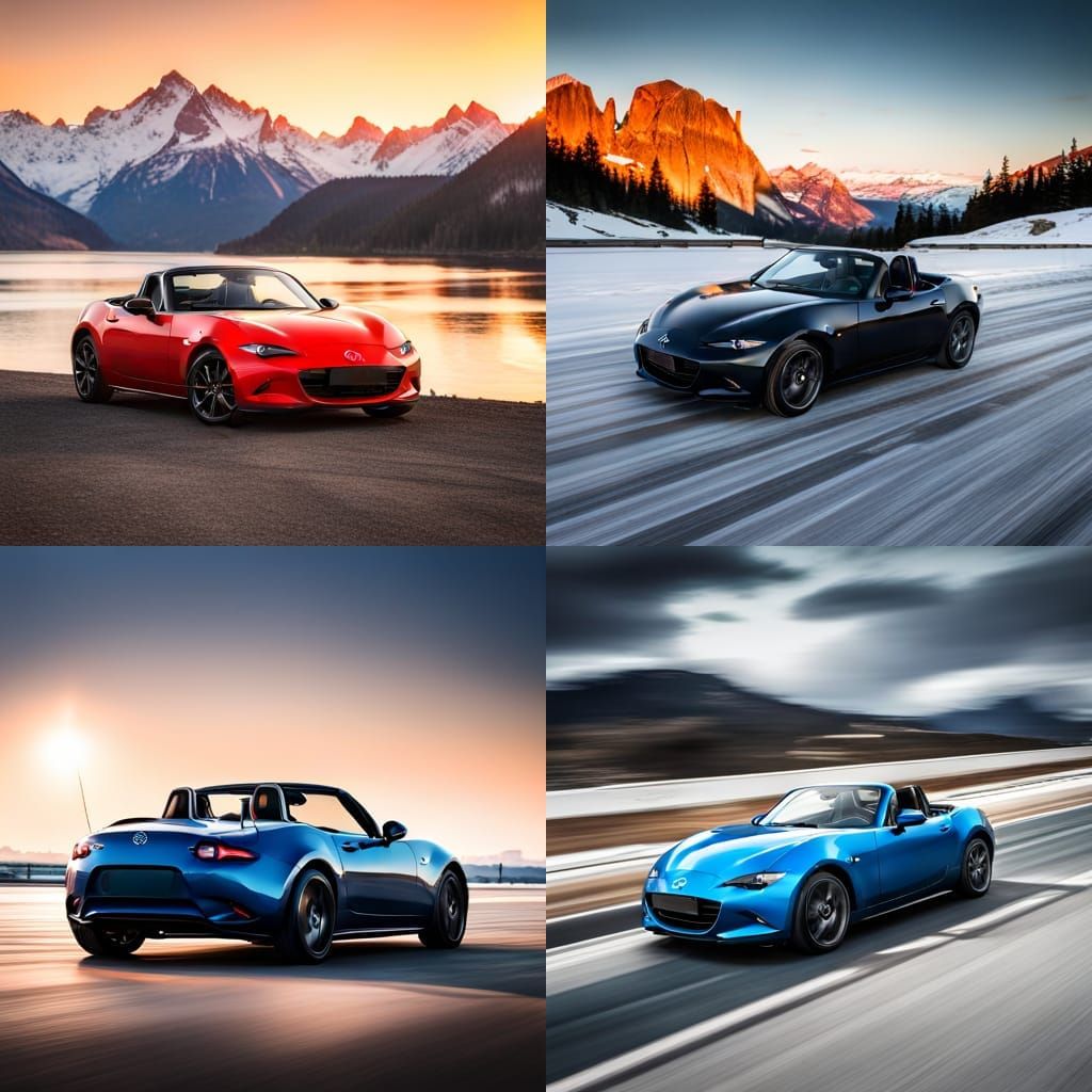 Mazda MX-5 ND Miata Digital Rendering