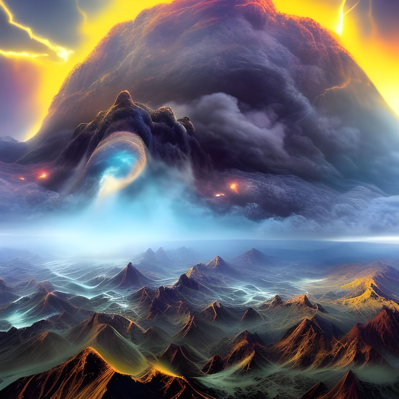 Horrifying Land With Shifting Mountains and Structures