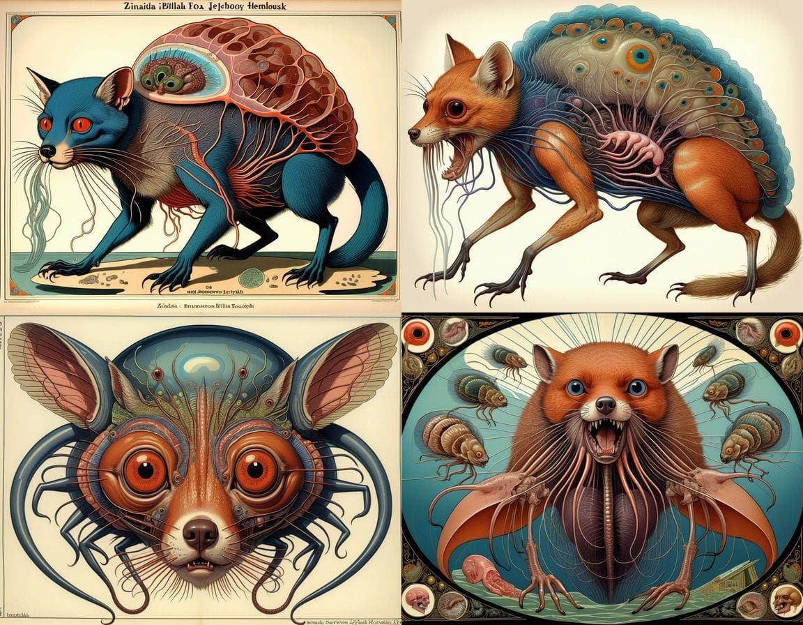 Surreal Anatomical Abomination in Classical Style