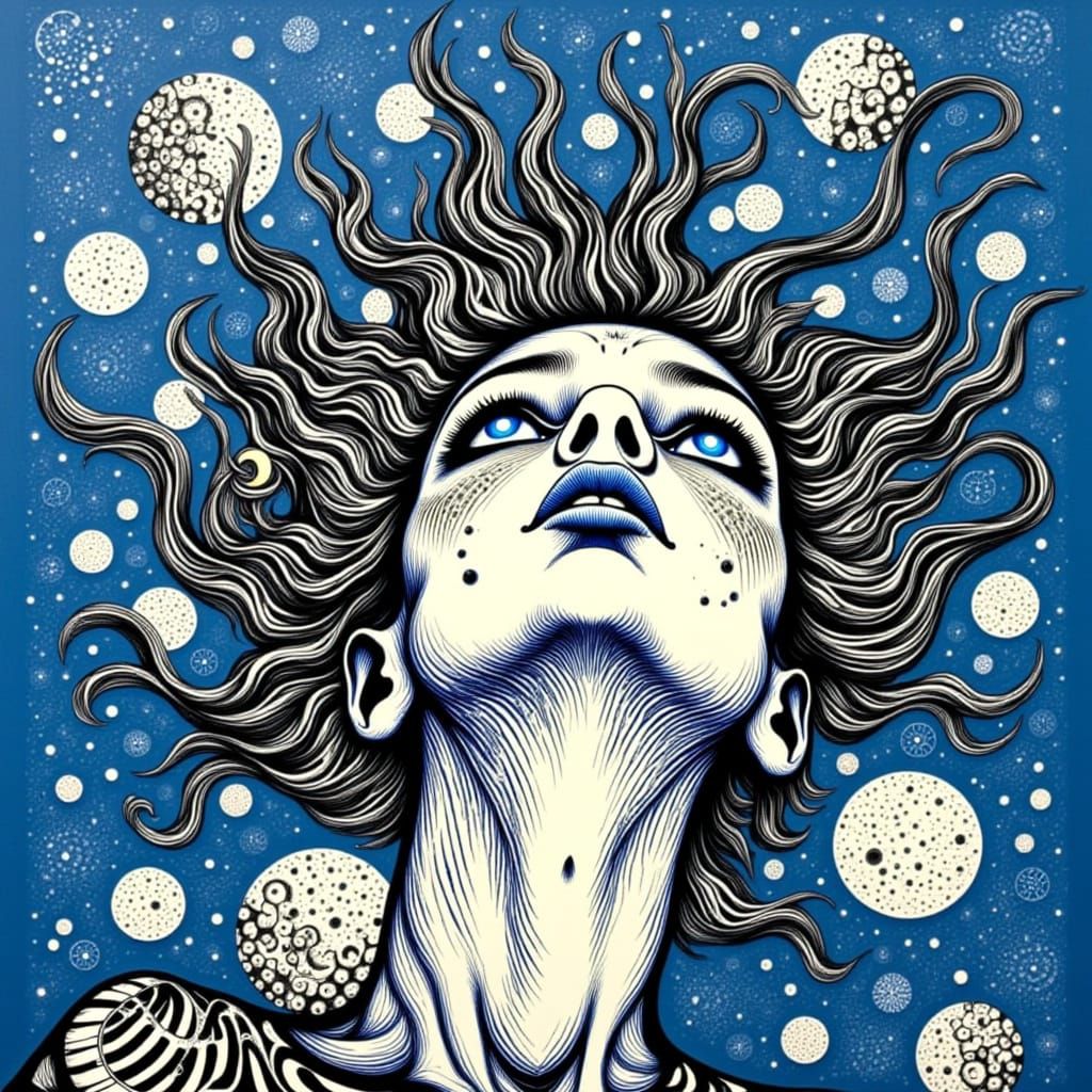 Mystical Shaman in Celestial Reverie