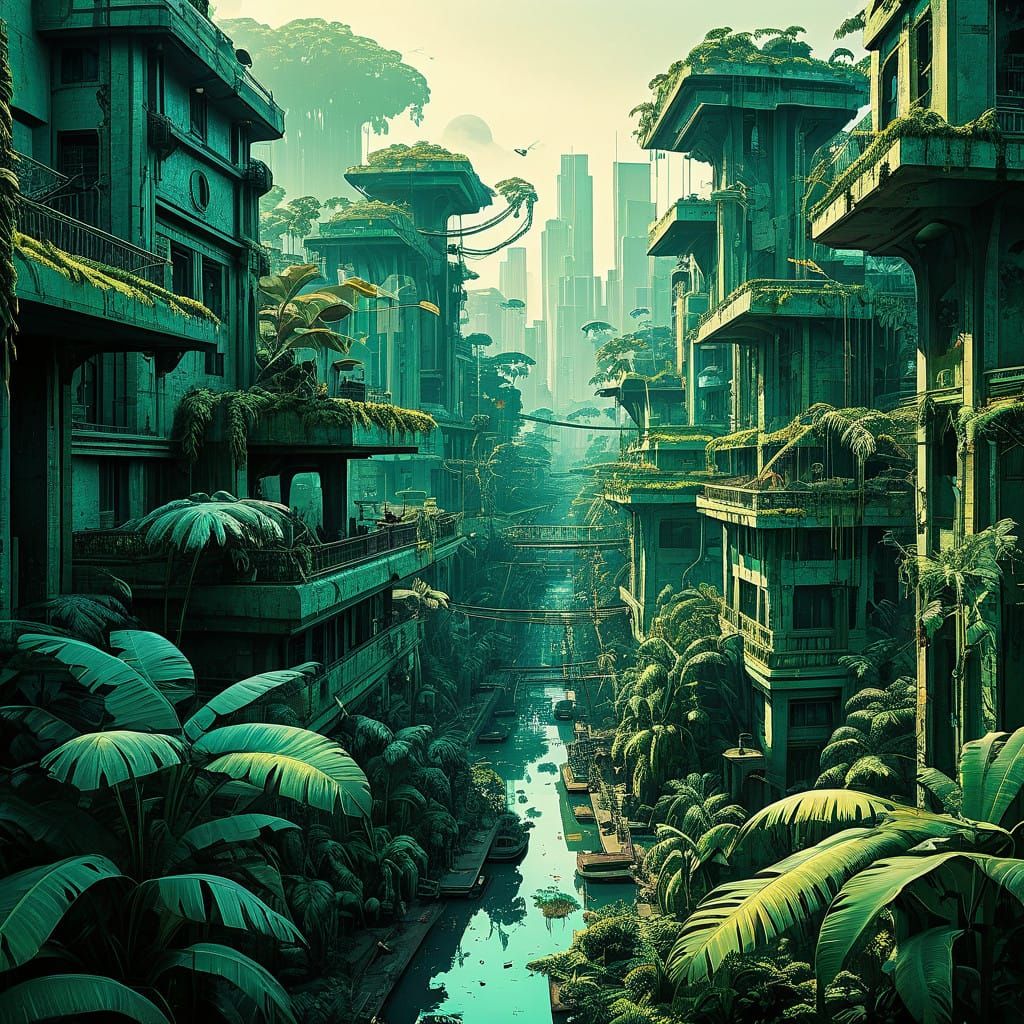 Post-Apocalyptic Tropical Metropolis