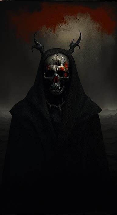 Nightmarish Surreal Darkness: Eerie Abstract Horror