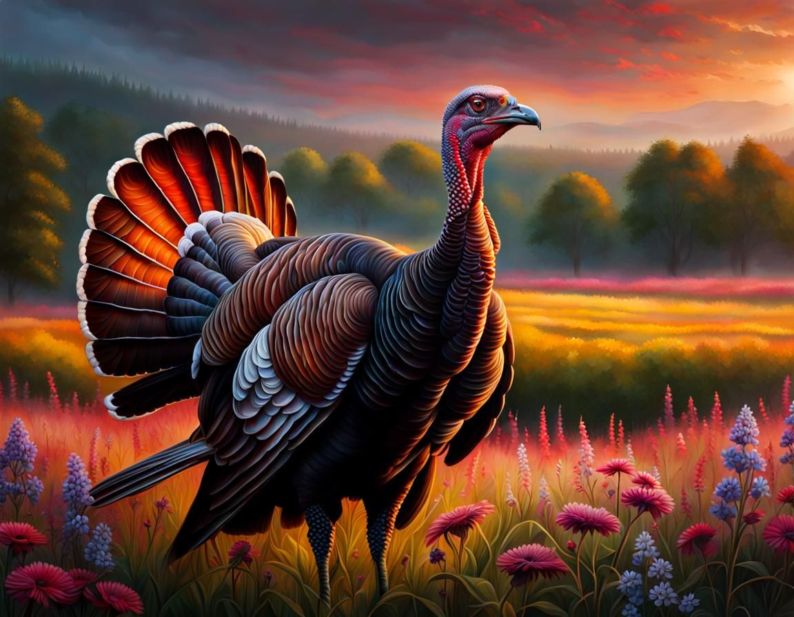 Beautiful Wild turkey