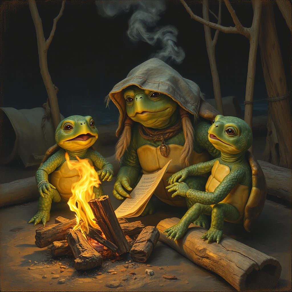 Turtle Family Singalong by Campfire